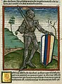 Image 9John Hunyadi – one of the greatest generals and a later regent of Hungary. (Chronica Hungarorum, 1488) (from History of Hungary)