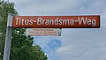 The Titus-Brandsma-Weg in Dachau