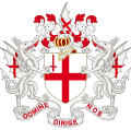 Motto "Domine dirige nos" (Latin for 'Lord, guide us') below the Coat of arms of the City of London