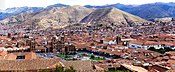 Panorama of Cusco, Peru