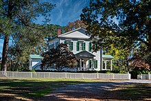 Photo shows The Elgin Plantation house in Warrenton, NC