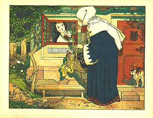 5. The Queen visits Snow White