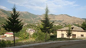 General view of Hadrut before the 2020 Nagorno-Karabakh war