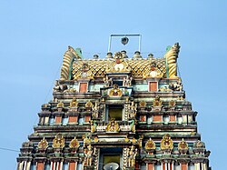 Gopuram at Ryali Temple