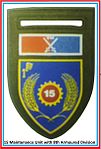 SADF 8 South African Armoured Division 15 Maintenance Unit Flash