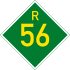 Provincial route R56 shield