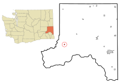 Location of La Crosse, Washington