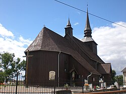 Saint Martin church in Borzyszkowy