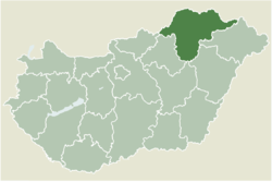 Location of Boldogkőváralja