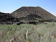 Holocene cinder cone volcano on Utah State Route 18 near Veyo