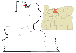Location of Chenoweth, Oregon