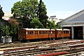 Preserved old EIS rolling stock at Piraeus Depot.