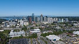 Aerial view of Downtown Bellevue