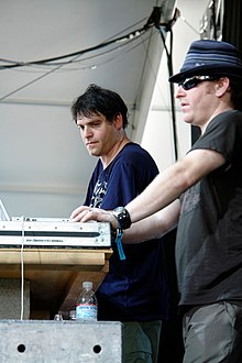Gabriel & Dresden performing at Coachella Festival on April 30, 2006