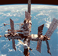 The Soviet/Russian space station Mir