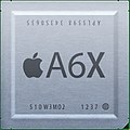 An illustrated Apple A6X processor
