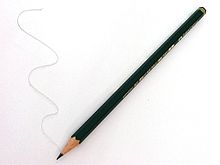 This pencil is for sketching.