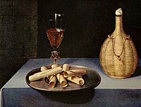 Lubin Baugin (c. 1610–1663), Le Dessert de gaufrettes (c. 1631), Musée du Louvre, Paris