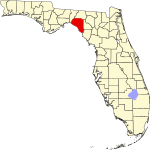 A state map highlighting Taylor County in the corner part of the state. It is medium in size.