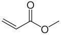 Methyl acrylate, an acrylic ester