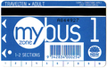MyBus 1 TravelTen ticket