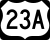 U.S. Highway 23A marker