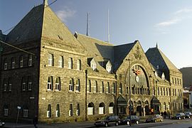 Bergen Railway Station Front entrance