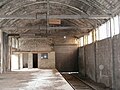 Interior of the small reinforced concrete freight building