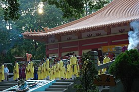 Ceremony at a Temple of Confucius in Chiayi.