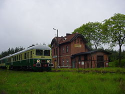 Train stop in Kobułty (2003)
