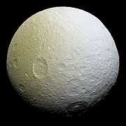 Tethys—Trailing hemisphere—Standard processing (11 April 2015).