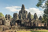 Bayon, the most notable temple at Angkor Thom.