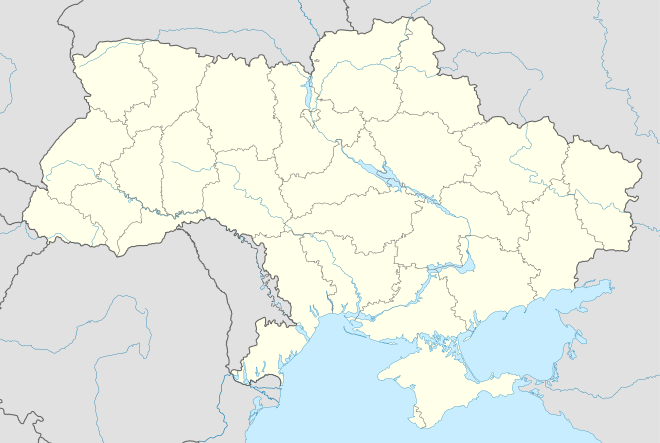 2011–12 Ukrainian First League is located in Ukraine