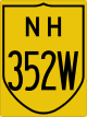 National Highway 352W shield}}