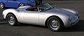 The Porsche 550 Spyder produced from 1953 to 1956