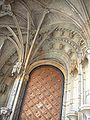 The open "Parler style" tracery at St. Vitus Cathedral