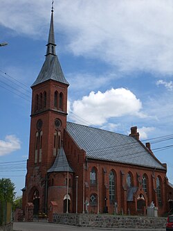 All Saints church in Wysin