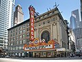 Image 12The Chicago Theatre. Designed by the firm Rapp and Rapp, it was the flagship theater for Balaban and Katz group. Photo credit: Daniel Schwen (from Portal:Illinois/Selected picture)