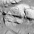 "El Capitan" rock outcrop on Mars – studied by the Opportunity rover.