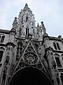 Facade of the Church of the Sacred Heart of Jesus in Calle Reina - Centro Habana.