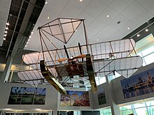 Pelican airplane reproduction at the Elliot Museum, Stuart, Florida.