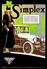 1915 Simplex Crane Model advertisement in Life