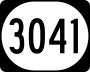 Kentucky Route 3041 marker