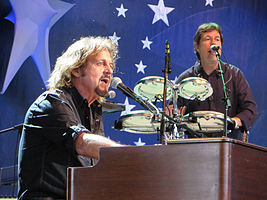 Rolie performing with Ringo Starr & His All-Starr Band in June 2014