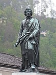 Mozart Monument in Salzburg