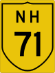 National Highway 71 shield}}