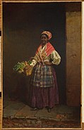 Market Woman by Thomas Waterman Wood, 1858
