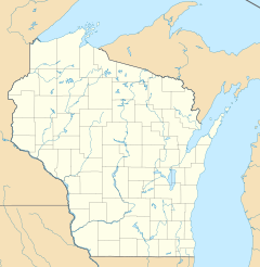 map of Wisconsin with markers