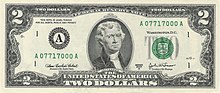 Thumbnail for United States two-dollar bill