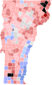 2002 Vermont Lieutenant governor election by municipality